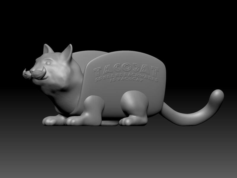 Tacocat dual hard shell taco holder