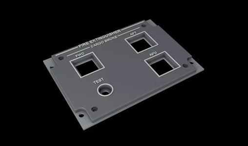 EMBRAER E1 OVERHEAD - FIRE EXTINGUISHER PANEL