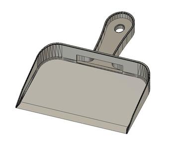 Drainable Sharp Dust Pan.3mf
