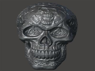 Skull-engraving