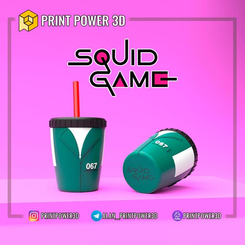 Squid Game Glass Green Player