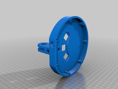 Simple Desk Lamp Base with key cutouts