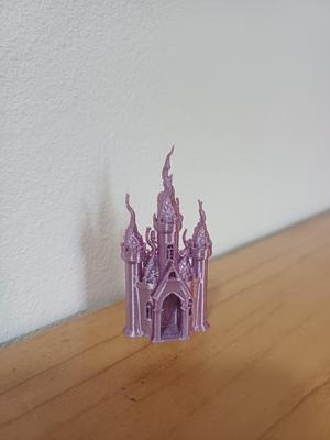 small fiery castle