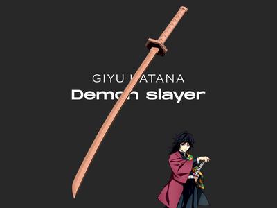 Katana Giyu Demon slayer - 3D print model
