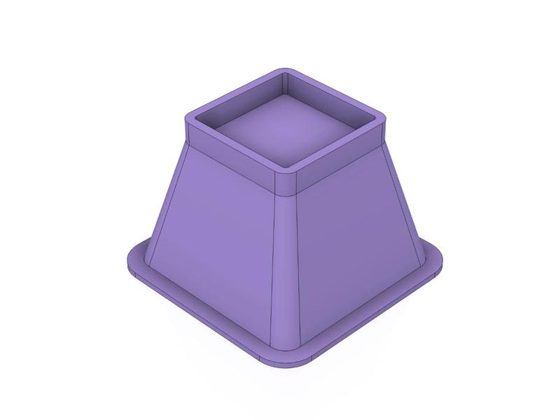 3in Bed Riser, Leg Lift, No Supports