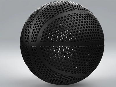 NBA Airless basketball (more accurate)
