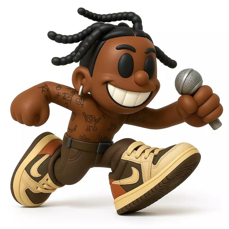 Travis Scott Air Jordan 1 Low Cartoon toy