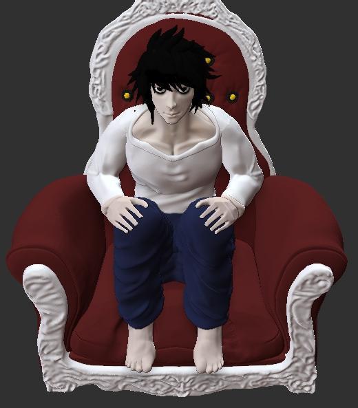 DEATH NOTE "L" ELE SEATED V1