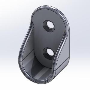 15x30 mm rod holder - Elegant and sturdy