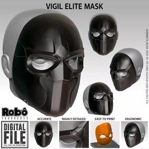 Vigil Elite Mask - Raibow Six Siege Operator - STL