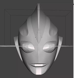 Ultraman tiga wearable helmet for cosplay