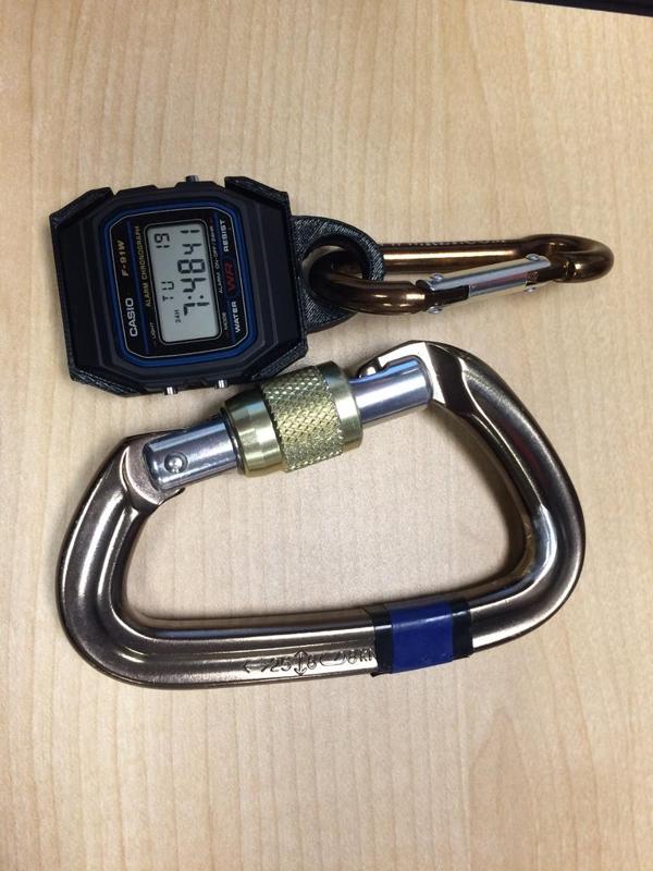 Clip Mount for Casio F-91W Watch