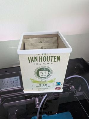 Van Houten cocoa jar