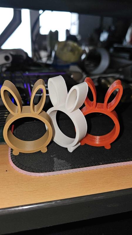 Easter bunny napkin holder