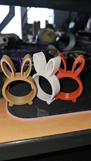 Easter bunny napkin holder