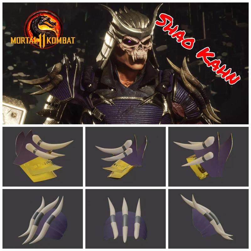 Shao Kahn shoulders from Mortal Kombat 11