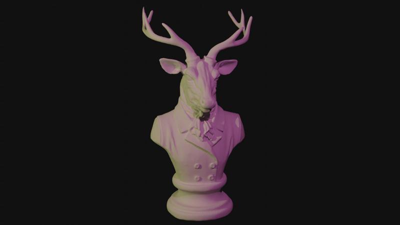 Stag In suit Bust