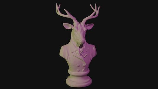 Stag In suit Bust