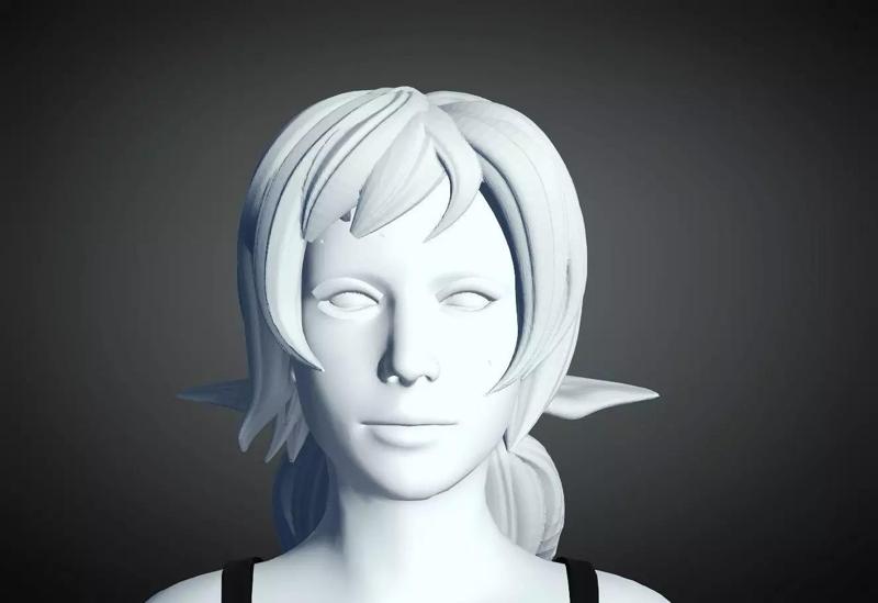 3D Hair style for Female 40 3D model