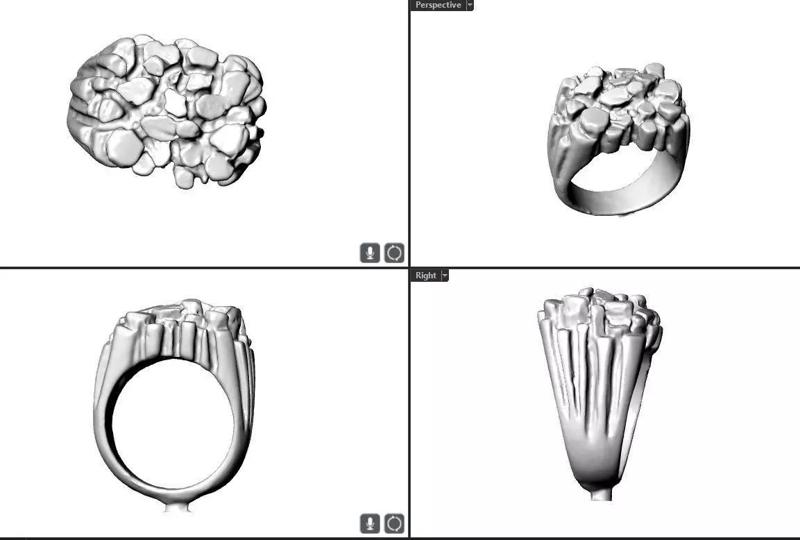 Nugget ring Old School