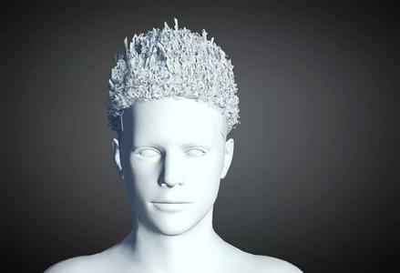 3D Hair style for Man 97 3D model