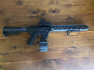 Mostly 3D printed MPX Gel Blaster