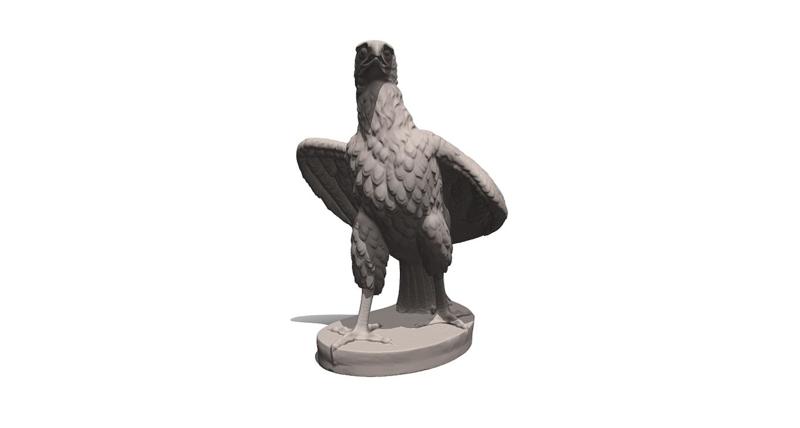 Stone Eagle Garden Statue