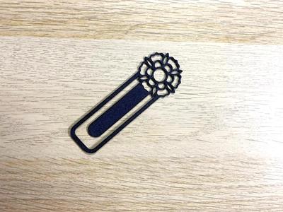 3D Floral Bookmark