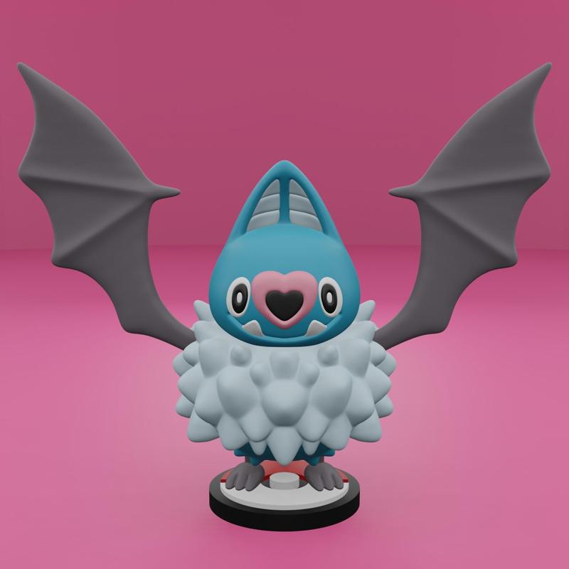 Pokemon No. 528 Swoobat