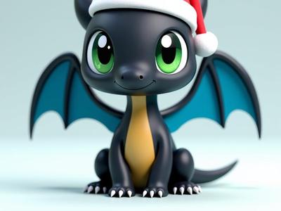 Christmas dragon 