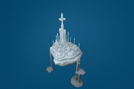 Dalaran WotLK / LEGION  3D display figure