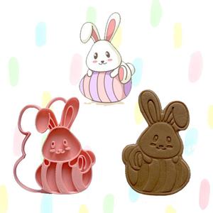 EASTER- BUNNY6 COOKIE CUTTER STAMP