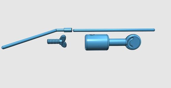 Universal Mouthstick adapter for people with hands disabilities