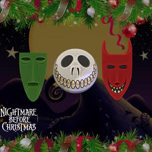 NIGHTMARE BEFORE CHRISTMAS - LOCK SOCK BARREL - CHRISTMAS BALL