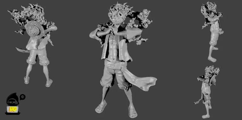 Luffy Nika - One piece 3D print model