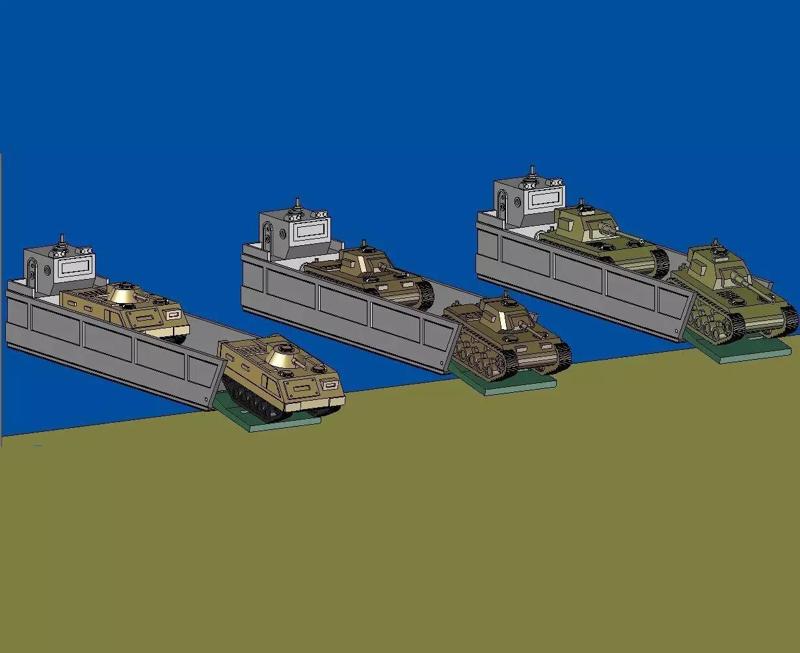 LANDING CRAFT AND TANK