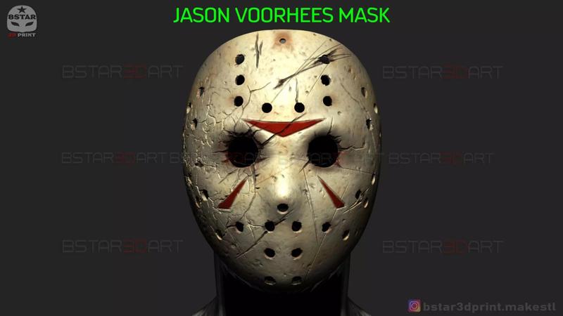 Jason Voorhees Mask - Halloween Mask - Friday 13th movie 2019