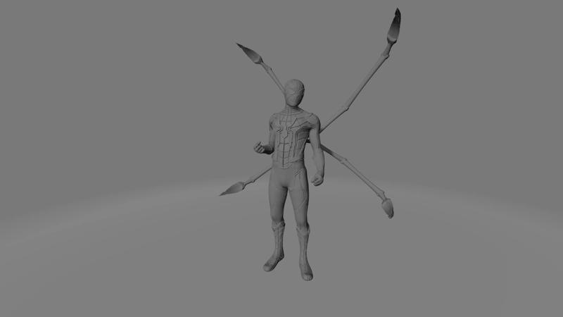 Iron Spider 3d model print