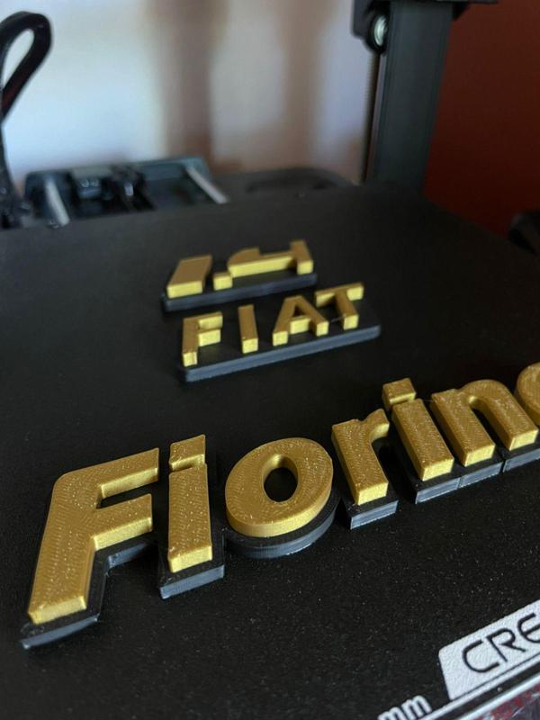 FIAT EMBLEM LETTERING
