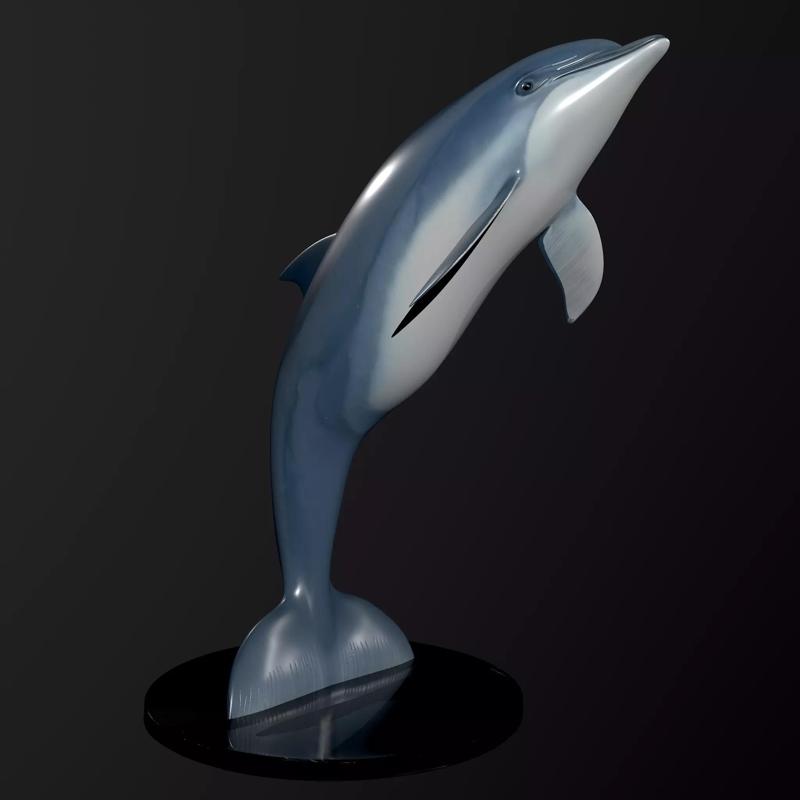 Dolphin sculpture