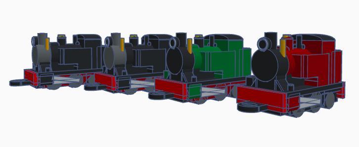 ERTL mini Mount Lyell rack tanks