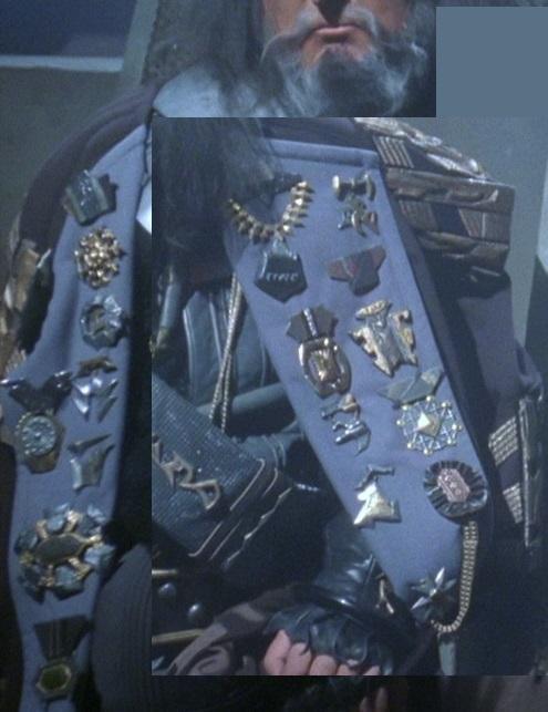 Chancellor K'Mpec's Robe Medals and Awards