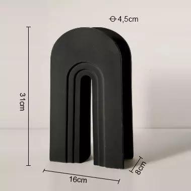 NORDIC ART GEOMETRIC VASE