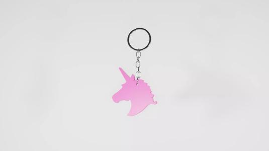 BARBIE KEYCHAIN UNICORN