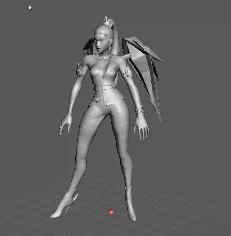 KDA All out Kaisa 3D Model