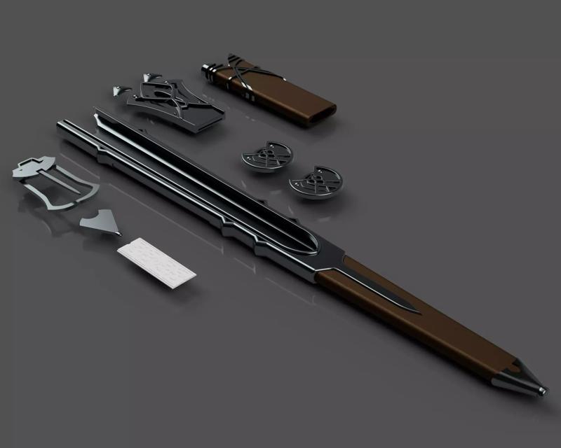 Talion Sword belt and Scabbards - Shadow of Mordor 3D Printable