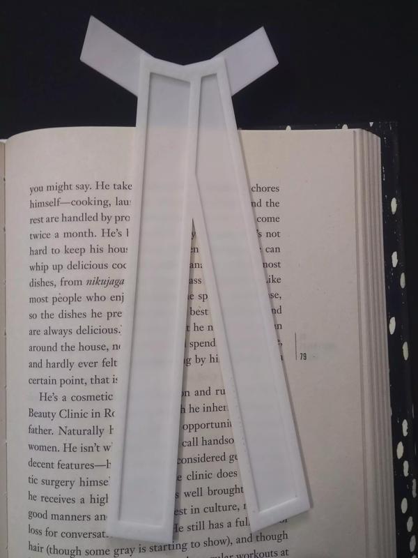 Lawyers Band Bookmark 3D Model for 3D Printing