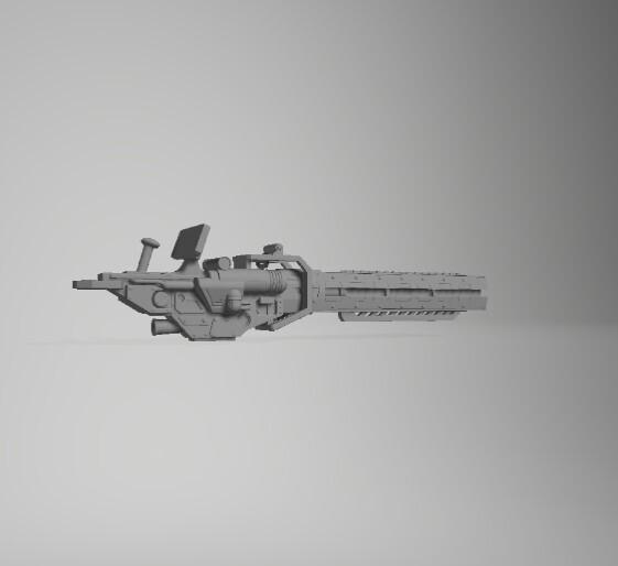 Rail gun for Jill valentine - Resident evil 3 - Remake 1/12 action figure