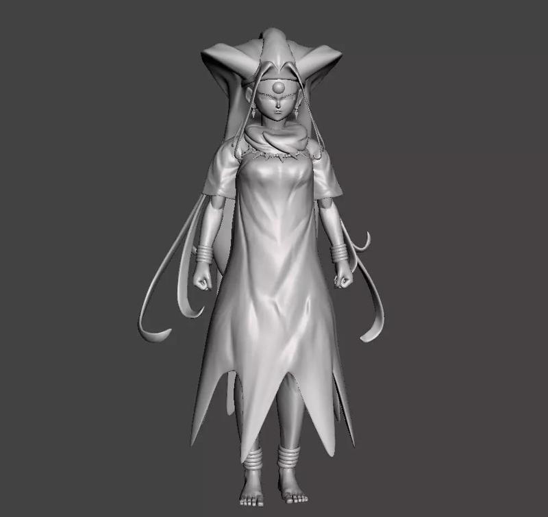 Oceanus Shenron Human form 3D Model