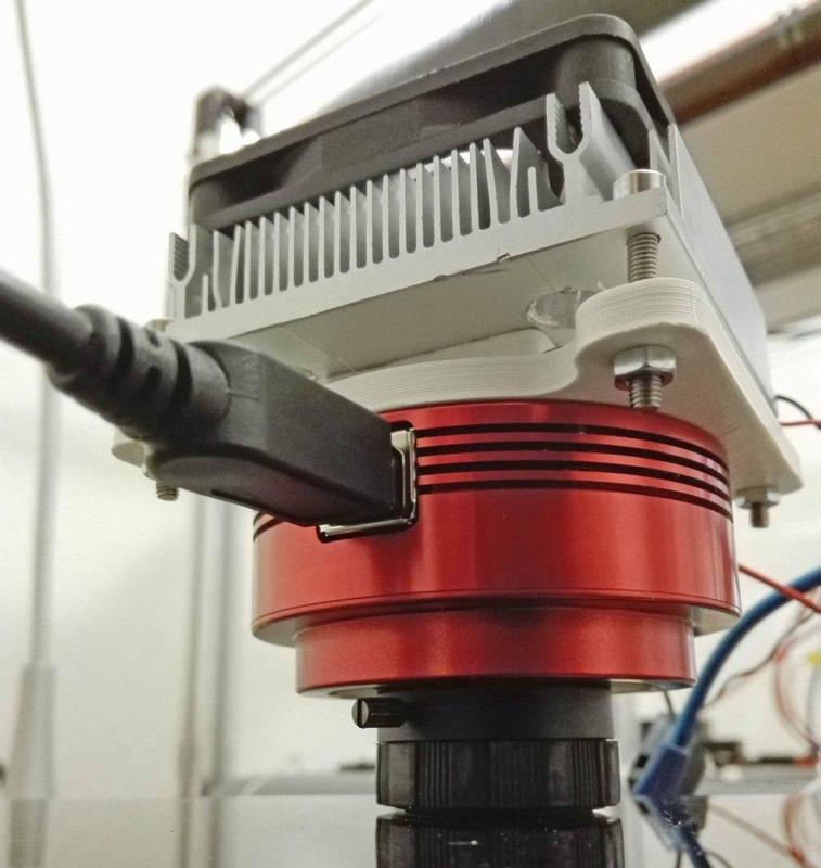 Peltier cooling for ZWO ASI120MC (Astronomy)